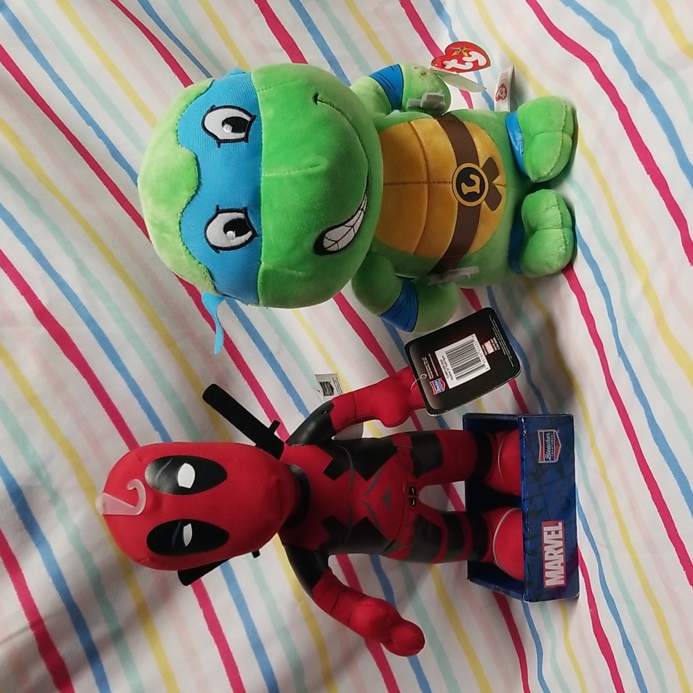 10in Deadpool TMNT plush